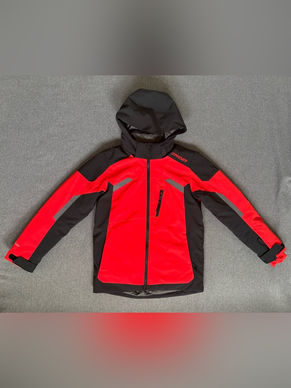 Spyder Kids Red and Black Insulated Ski Jacket